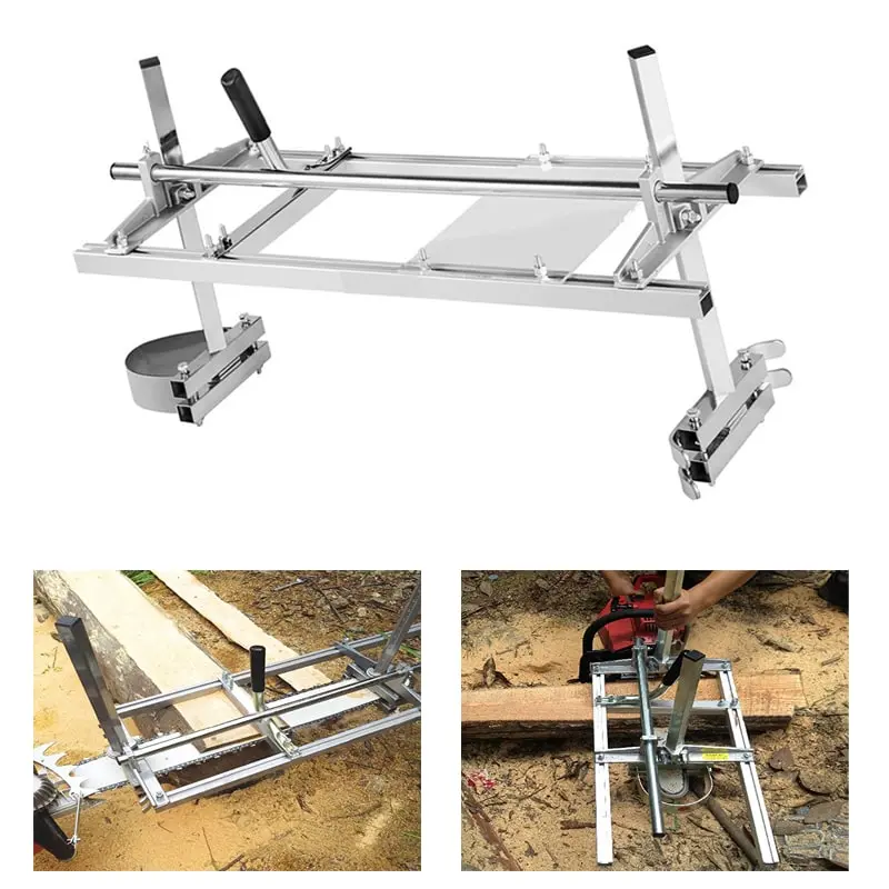 Portable Chainsaw Mill Attachment for 14 to 24 inch(35.56cm-61cm) Guide Bar 